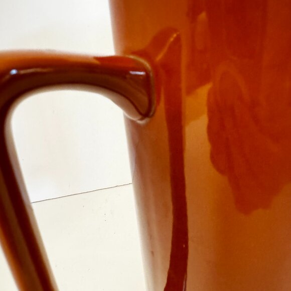 Style House Japan Ironstone Monterrey Brown Coffee Teapot Tall Pitcher Lid Vtg - Picture 6 of 15